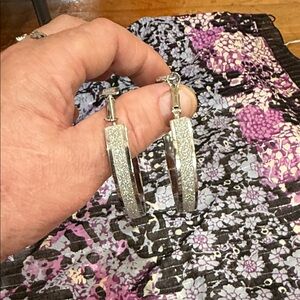 Elegant Silver Hoop Earrings